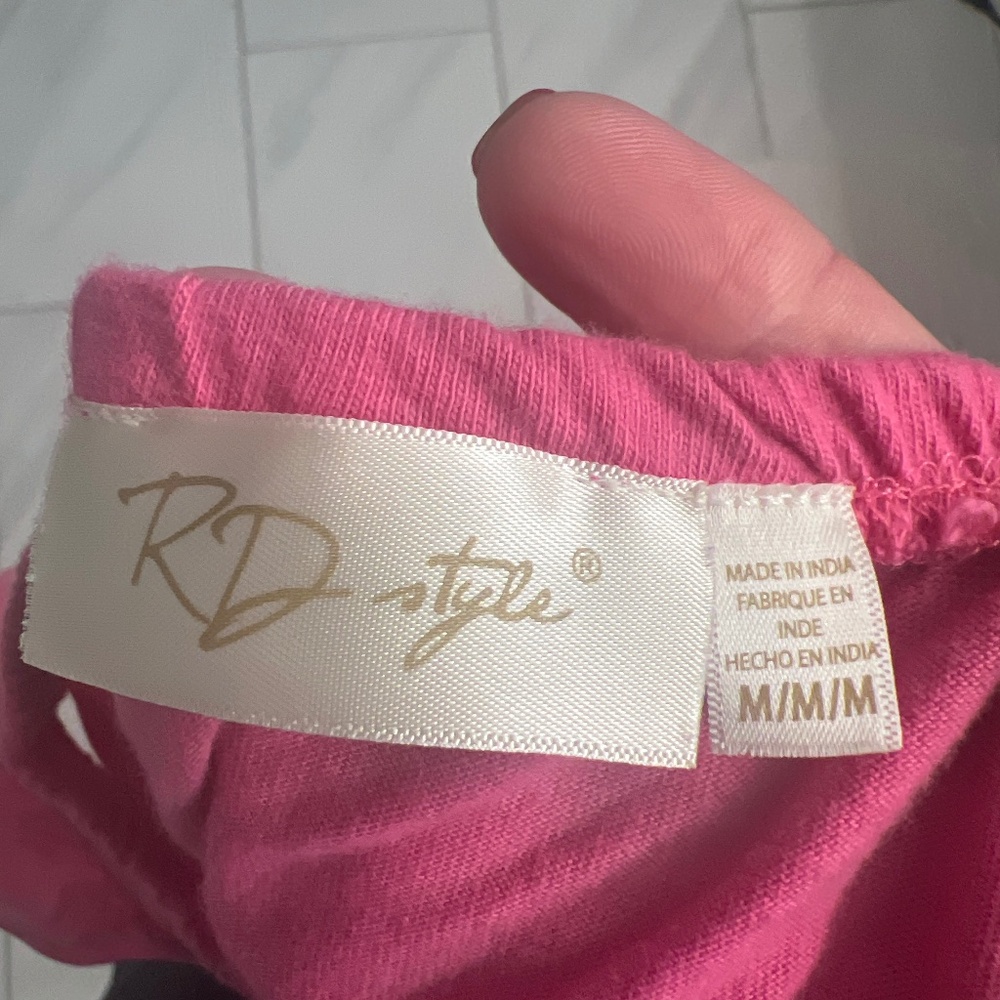 RD style pink dress casual